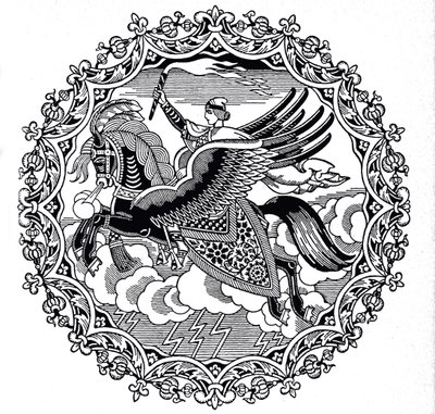 Ilja Muromiec, 1934 autorstwa Ivan Yakovlevich Bilibin