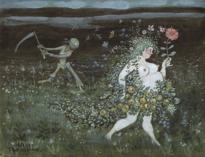 Życie i śmierć, 1905 autorstwa Ivar Axel Henrick Arosenius