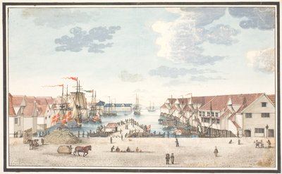 Browar w Bergen autorstwa Johan Christian Dahl