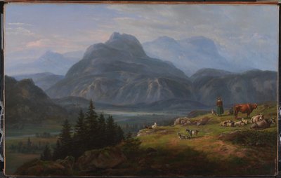 Dolina Etsch w pobliżu Roveredo autorstwa Johan Christian Dahl