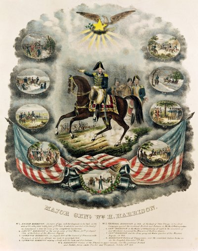 Generał dywizji William Henry Harrison, c.1813 autorstwa J.C. Richard
