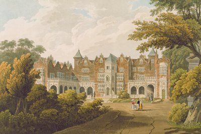 Holland House, siedziba Szanownego Lorda Hollanda, rytowana przez R. Havell und Son autorstwa J.C. Smith