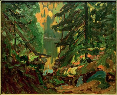W pobliżu jeziora Montreal, Algoma autorstwa J.E.H. MacDonald