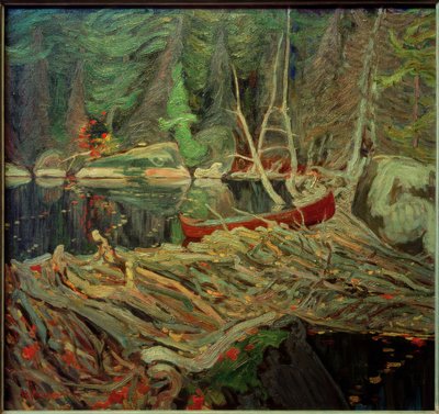 Tama bobra autorstwa J.E.H. MacDonald
