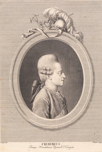 Dziedziczny książę Frederik autorstwa J.F. Clemens