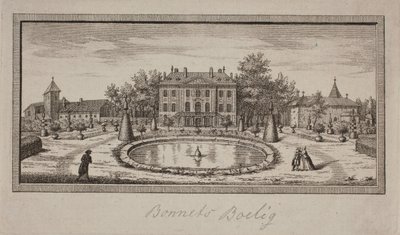 Rezydencja Bonneta w Genthod autorstwa J.F. Clemens