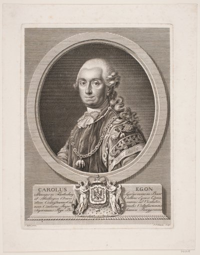 Carl Egon, książę Fürstenberg autorstwa J.F. Clemens