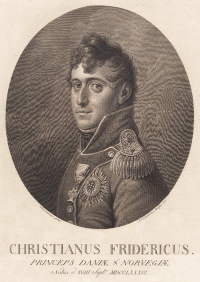 Christian Frederik autorstwa J.F. Clemens