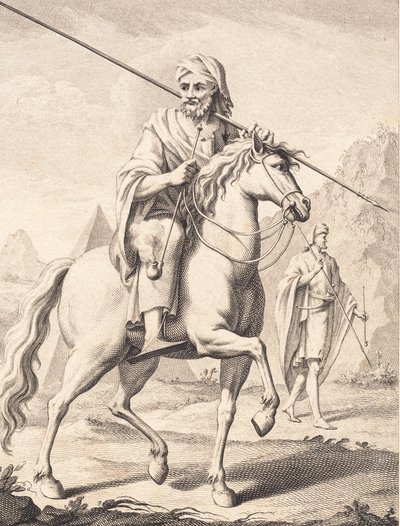 Arab na koniu autorstwa J.F. Clemens