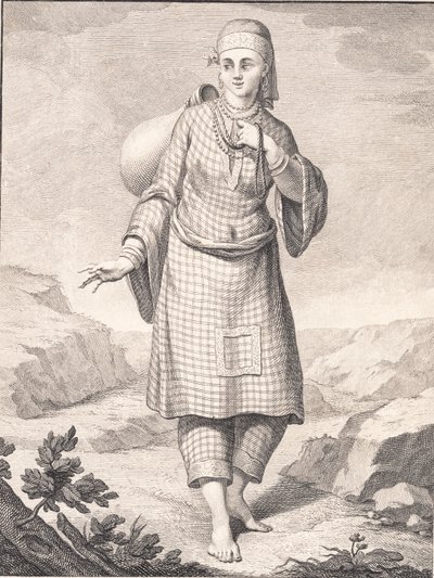 Arabka przynosi wodę autorstwa J.F. Clemens