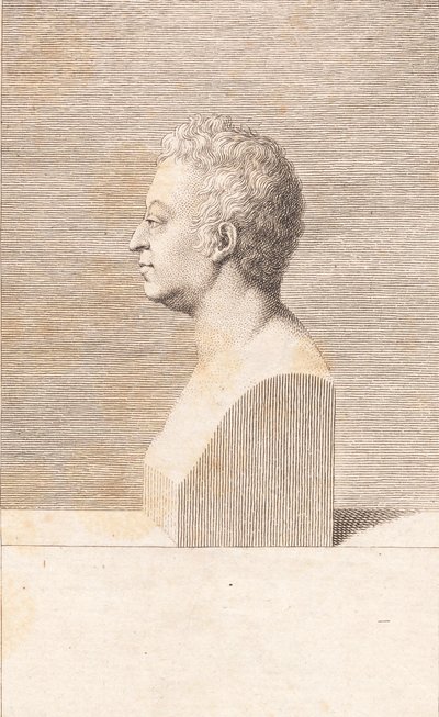 Popiersie mężczyzny autorstwa J.F. Clemens