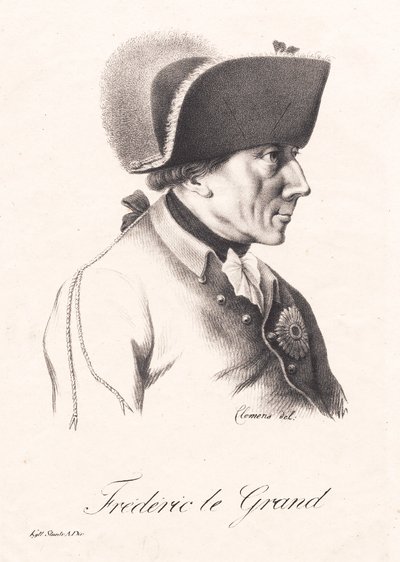 Fryderyk Wielki autorstwa J.F. Clemens