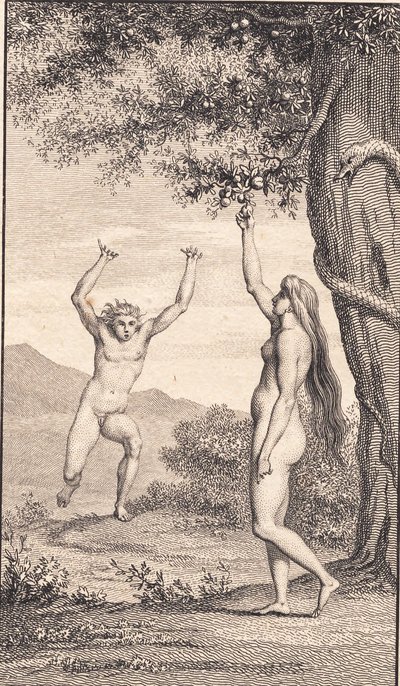 Ilustracja do "Adama i Ewy" Ewalda. III autorstwa J.F. Clemens