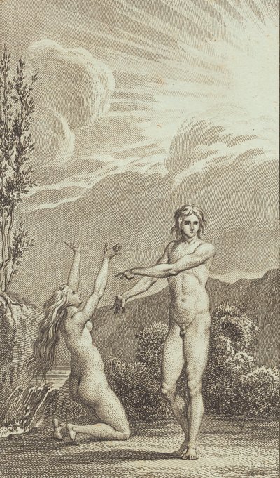 Ilustracja do "Adama i Ewy" Ewalda. II autorstwa J.F. Clemens