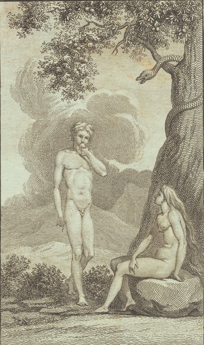 Ilustracja do "Adama i Ewy" Ewalda. IV autorstwa J.F. Clemens