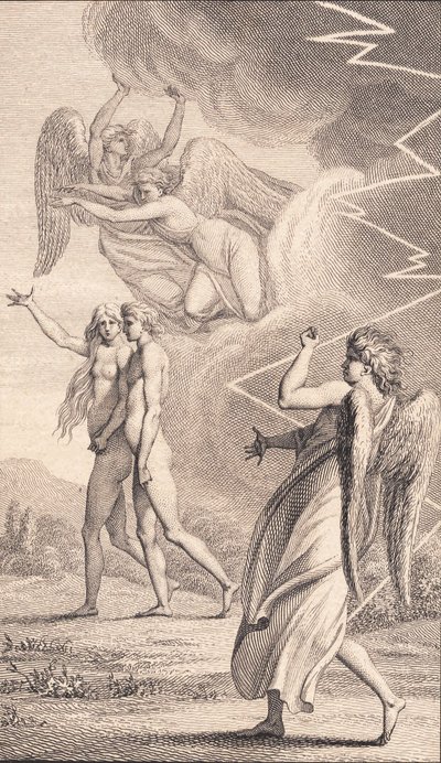 Ilustracja do "Adama i Ewy" Ewalda. V autorstwa J.F. Clemens