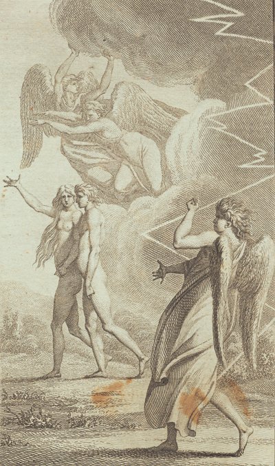 Ilustracja do "Adama i Ewy" Ewalda. V autorstwa J.F. Clemens