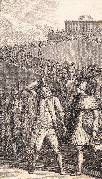 Ilustracja do Johannesa Ewalda „Świątynia szczęścia” autorstwa J.F. Clemens