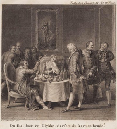 Jeppe paa Bierget autorstwa J.F. Clemens