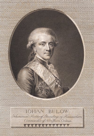 Johan Bülow autorstwa J.F. Clemens