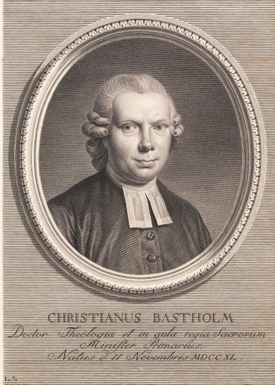 Królewski spowiednik Christian Bastholm autorstwa J.F. Clemens