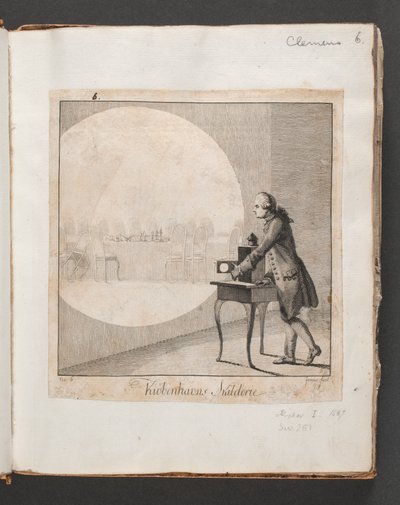 „Skilderie Kiøbenhavns”. Nie. 6 autorstwa J.F. Clemens