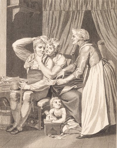 Bilet na loterię autorstwa J.F. Clemens