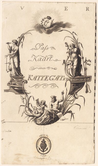 „Przekaż mapę nad Kattegatet” autorstwa J.F. Clemens