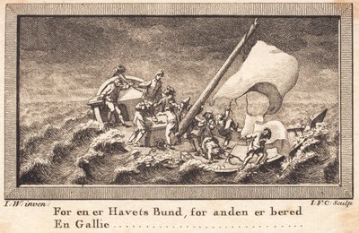 Polowanie Pedera Paara w chorobie morskiej autorstwa J.F. Clemens