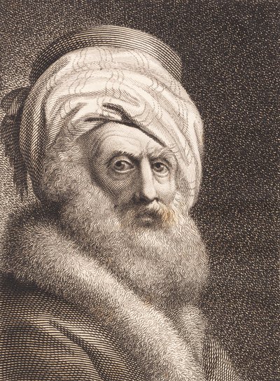 Portret starca. Nathan der Weise autorstwa J.F. Clemens
