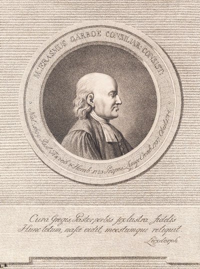 Ksiądz Rasmus Garboe autorstwa J.F. Clemens