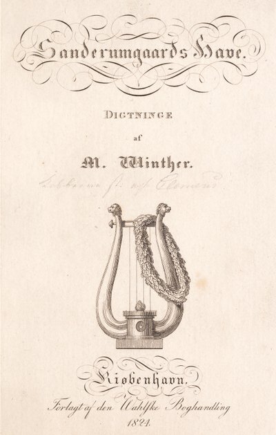 Ogród Sanderumgaarda. Wiersze M. Winther autorstwa J.F. Clemens