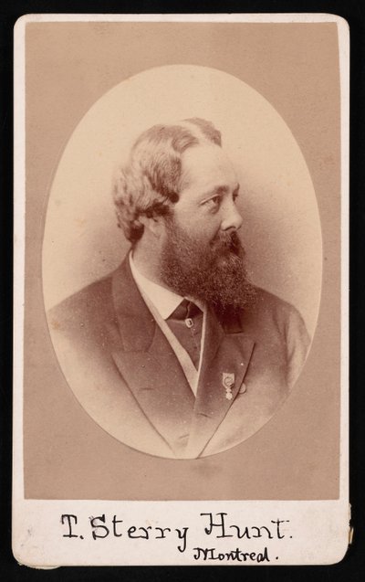 Portret Thomasa Sterry Hunta 1826-1892, przed 1892 rokiem. autorstwa JG Parks