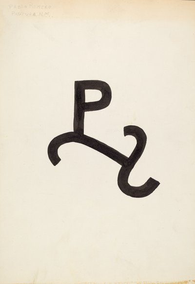Marka bydła, ok. 1936. autorstwa J.Henry Marley