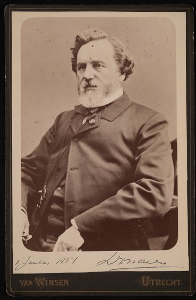 Portret Franciscus Cornelius Donders 1818-1889, 1 lipca 1884. autorstwa JJA Van Winsen