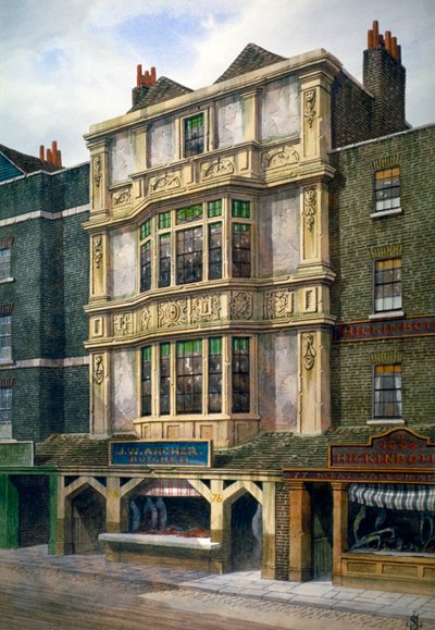 76 Aldgate High Street, Londyn, c1860 autorstwa JL Stewart