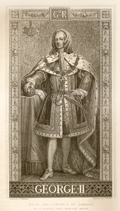 Jerzy II autorstwa J.L. Williams