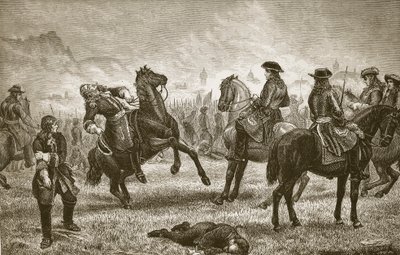 Wilhelm III podczas oblężenia Namur, ryty przez Butterwortha i Heatha autorstwa J.M.L. Ralston