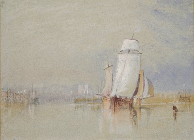 Spokój nad Loarą, 1832 autorstwa Joseph Mallord William Turner