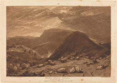 Hind Head Hill, opublikowana w 1811 r. autorstwa Joseph Mallord William Turner