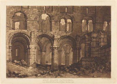 Katedra Świętej Wyspy, opublikowana w 1808 r. autorstwa Joseph Mallord William Turner