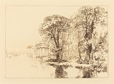Isleworth, opublikowane 1819. autorstwa Joseph Mallord William Turner