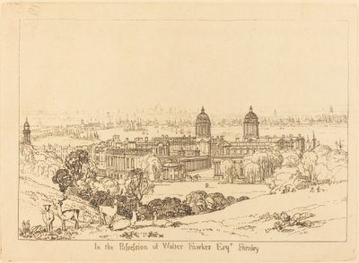 Londyn z Greenwich, opublikowana w 1811 r. autorstwa Joseph Mallord William Turner