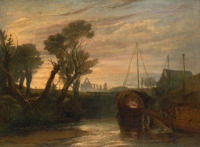 Opactwo Newark, w latach 1806-1807. autorstwa Joseph Mallord William Turner