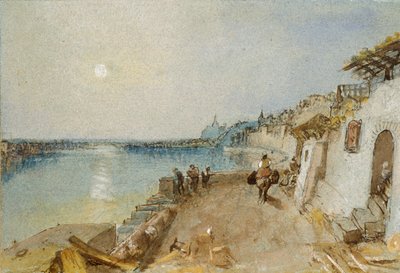 Rietz, niedaleko Saumur, ok. 1830 autorstwa Joseph Mallord William Turner