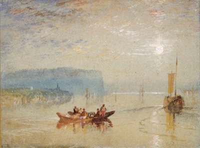 Scena nad Loarą, niedaleko Coteaux de Mauves, ok. 1830 autorstwa Joseph Mallord William Turner