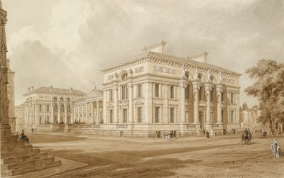 Południowo-wschodni widok na budynek Taylora i galerie uniwersyteckie, XIX wiek autorstwa Joseph Mallord William Turner