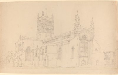 Opactwo Tewkesbury. autorstwa Joseph Mallord William Turner
