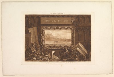 Frontyspis do Liber Studiorum, maj 1812. autorstwa Joseph Mallord William Turner
