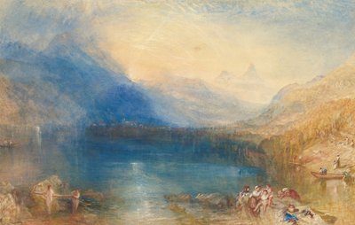 Jezioro Zug, 1843. autorstwa Joseph Mallord William Turner